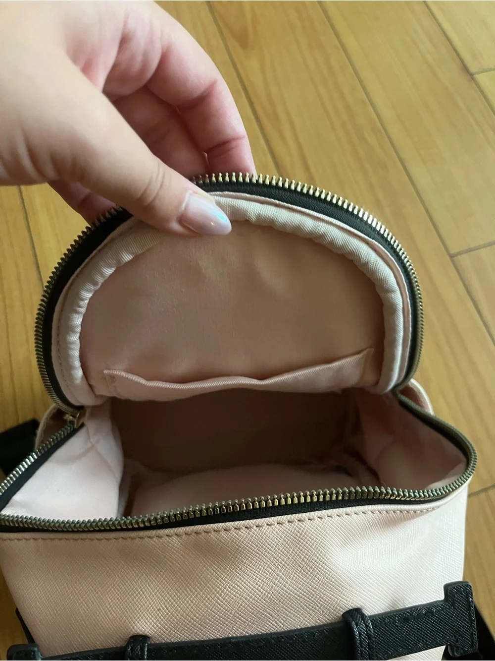 Dream control color block mini backpack in pink